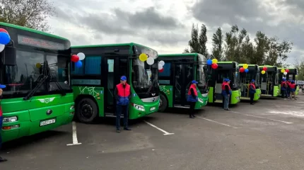 БҚО-да Ұлттық мереке қарсаңында 10 жаңа автобус желіге қосылды