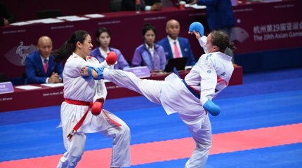 Софья Берульцева Азия ойындарында елімізге оныншы алтын жүлдені сыйлады