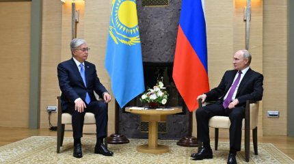 Токаев провел переговоры с Путиным