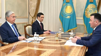 Президент Жоғарғы сот төрағасы Асламбек Мерғалиевті қабылдады