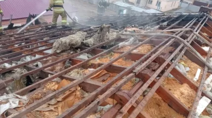 Өрт шыққан үйден 81 жастағы әже құтқарылды