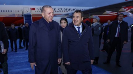Эрдоган прибыл в Казахстан
