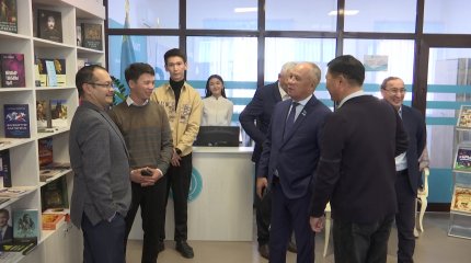 Қызылордада «КІТАП - AMANAT» жобасы  аясында кітап орталығы ашылды