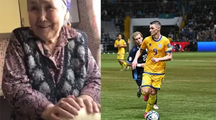 Қазақстан ұлттық құрамасының құрметіне жеті шелпек пісірген әжей көпті сүйсіндірді