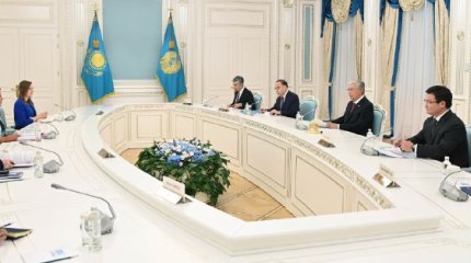 Токаев принял государственного министра Великобритании