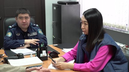 «Безопасное общество»: аманатовцы помогают правоохранителям в профилактике правонарушений