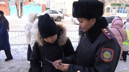 «АМАNАТ» партиясының белсенділері тәртіп сақшыларымен бірге рейд жүргізді