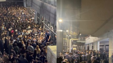 Давкой и беспорядками обернулся концерт Jah Khalib в Ташкенте (ВИДЕО)