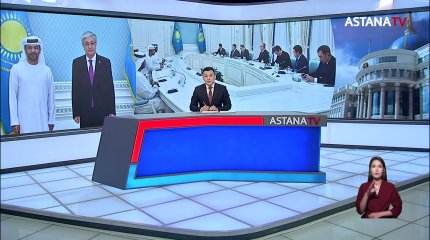 Мемлекет басшысы Abu Dhabi Ports Group компаниясының басшысын қабылдады