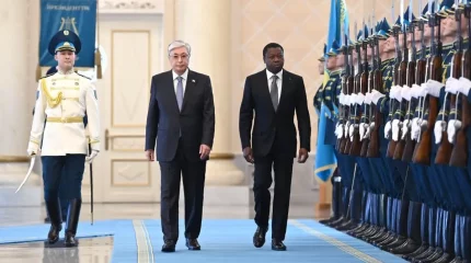 Президент Того Республикасының басшысын Ақордада қарсы алды