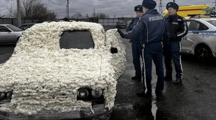 Блогер из Петропавловска запенил автомобиль и катался по городу