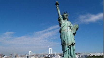 У Статуи Свободы прошла акция сторонников перемирия в Газе