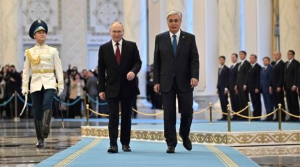 Ақордада Владимир Путинді салтанатты қарсы алу рәсімі өтті