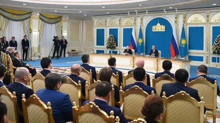 Қасым-Жомарт Тоқаев пен Владимир Путин БАҚ өкілдері үшін брифинг өткізді