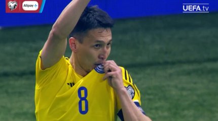 Гол Тагыбергена признан лучшим при отборе на Euro-2024