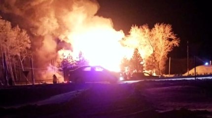 Сельский акимат сгорел дотла в СКО