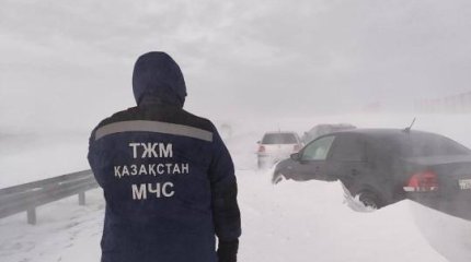 МЧС завершило аварийно-спасательные работы на автодорогах Туркестанской и Жамбылской области