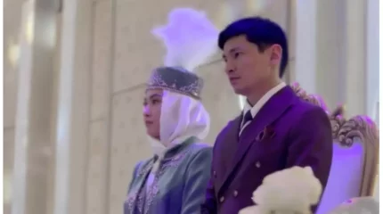 Актер Аян Өтепбергеннің тойы дүркіреп өтті