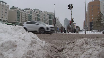 "Қалың қар жауып, қатынас қиындады", - тұрғын