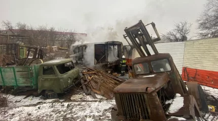 Оралда сүт зауыты ауданында контейнер жанып кетті