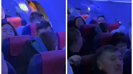 FlyArystan ұшағында жолаушы апаттық есікті ашып жіберген