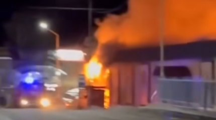 Пожар уничтожил торговые павильоны в Алматинской области (ВИДЕО)