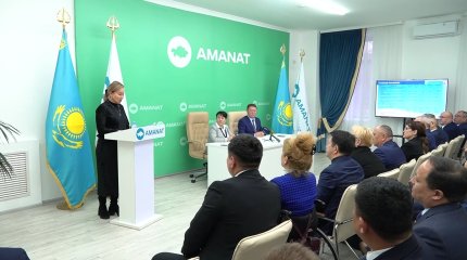 "АМАNАТ" партиясының "Халықпен бірге" сайлауалды бағдарламасындағы мәселелер шешімін табуда