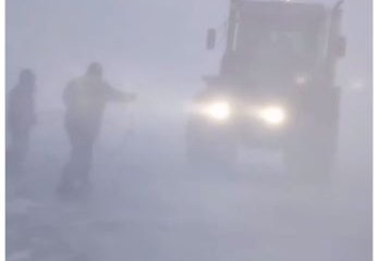 Массовое ДТП из-за погоды в Костанае: в городе столкнулись 10 машин