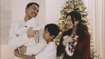 Ерке Есмахан Жаңа жыл қарсаңында отбасылық суретін жариялады