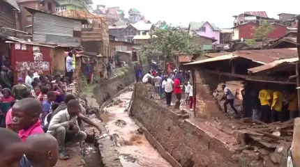 Конгода тасқын мен көшкіннен 40 адам мерт болды