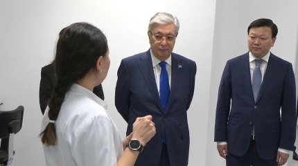 Қасым-Жомарт Тоқаев санитарлық-эпидемиологиялық сараптама орталығының жаңа ғимаратымен танысты
