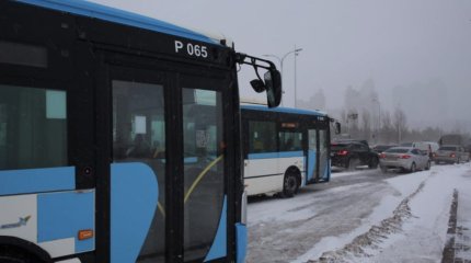 Пригородные автобусы отменили в Астане из-за непогоды