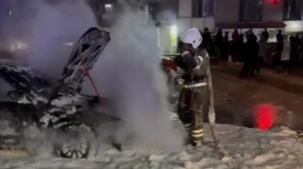 Астанчанина спасли из горящего авто: стало известно имя героя