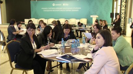 "Мемлекеттік басқару ісіне әйелдерді оқыту жұмыстарын бастаймыз", - Ш.Каринова