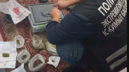 Приверженца деструктивного религиозного течения поймали с мешком марихуаны в Кентау