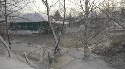 Риддер қаласының көшелерін су басты