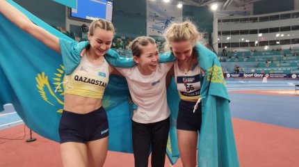 Все медали в прыжках в высоту на ЧА забрали казахстанские спортсменки