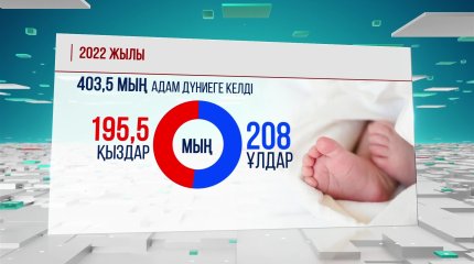 Былтыр елімізде 403,5 мың бала дүниеге келді