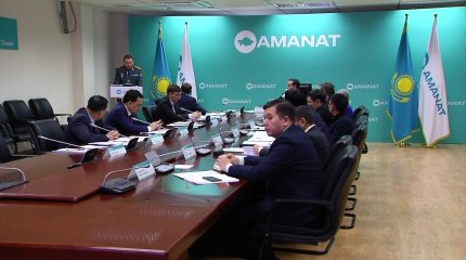 «AMANAT»-тың Партиялық бақылау комитетінде су тасқынына дайындық мәселесі талқыланды