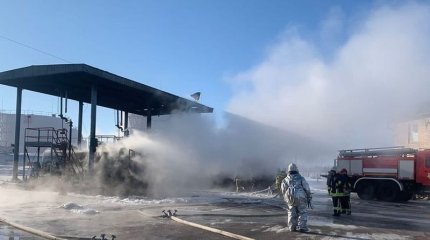 Көкшетауда жанар-жағармай бекетінде өрт болып, оператор қаза тапты