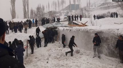 Число погибших при сходе лавины в Таджикистане выросло до семнадцати человек