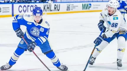 Хоккей: «Барыс» алдағы үш кездесуге қатысатын хоккейшілер тізімін жариялады
