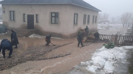 В Казахстане топит города Кентау и Туркестан