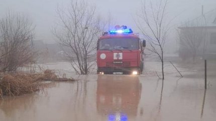 Түркістан облысының су басқан аумақтарынан фото, видеолар тарады