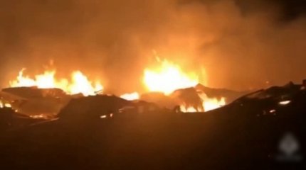 Восемь рабочих погибли при пожаре в бараке