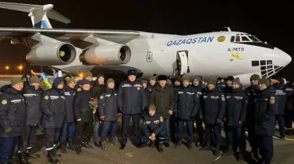 Түркиядағы құтқарушылардың екінші легі Астанаға оралды