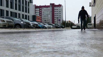 Более полусотни петропавловцев получили травмы из-за сильного гололёда