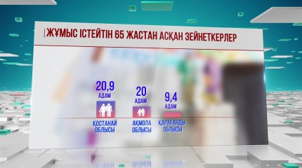 Қазақстанда жұмыс істейтін зейнеткер көбейген
