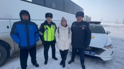 45 туристов спасли с заснеженной трассы в Акмолинской области
