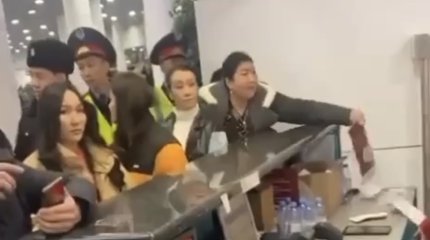 Скандал устроили пассажиры в столичном аэропорту
